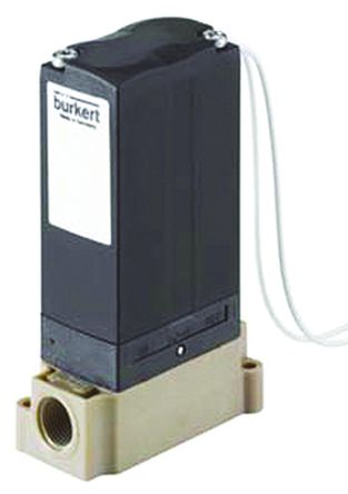 Burkert - 235325 - Burkert 235 ϵ 2˿ PEEK ŷ 235325, 2 Bar, 1/8in˿, ͨ, 24 V ֱ		
