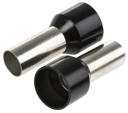 RS Pro - E25-16-BLACK - RS Pro ɫ Ե ѹѥȦ E25-16-BLACK, 16mm ų, 7.9mm ֱ		