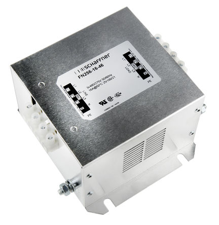 Schaffner - FN256-16-46 - Schaffner FN256 ϵ 16A 480 V , 0  60Hz װ RFI ˲ FN256-16-46, ˿Ӷ		