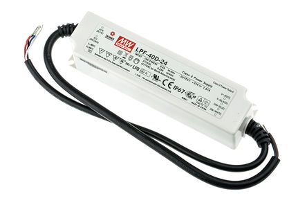 Mean Well - LPF-40D-24 - Mean Well LED  LPF-40D-24, 127  431 V ֱ90  305 V , 24V, 1.67A, 40.08W		