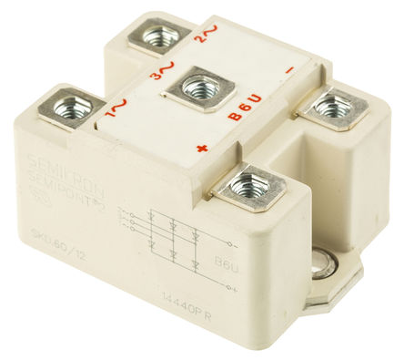 Semikron - SKD 60/12 - Semikron SKD 60/12  , 60A 1200V, 5 SEMIPONT2װ		
