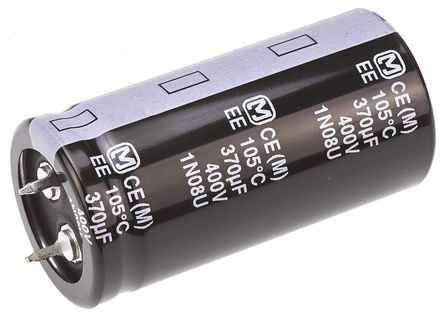 Panasonic - EETEE2G371JJ - Panasonic EE ҧʽ ϵ 400 V ֱ 370F ͨ  EETEE2G371JJ, 20%ݲ, +105C		