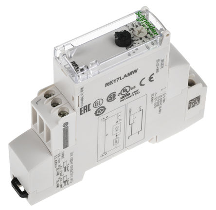 Schneider Electric - RE17LAMW - Schneider Electric RE17 ϵ  ʱ̵ RE17LAMW, 0.1 s  100 h, 24  240 V /ֱ		