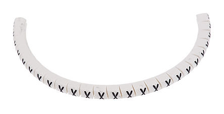 HellermannTyton - 901-10449 - HellermannTyton Helagrip ϵ 250װ ׵׺ Ϲ̶ ±ʶ 901-10449, 3.5mm, 4.3 mm, 2  5mmֱ, ӡ"X"ͼ		