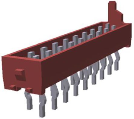 TE Connectivity - 1-215464-8 - TE Connectivity Micro-Match ϵ 18· 2.54mmھ (2) ֱ PCB  1-215464-8, Ӷ˽, 1.5A, ͨ		