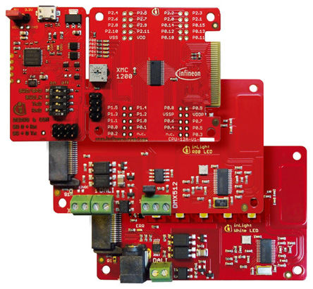 Infineon - KIT_XMC1X_AK_LED_001 - Infineon ⴫ɫơDALIDMX ԰ KIT_XMC1X_AK_LED_001; Ƕʽ MCU		