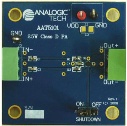 AnalogicTech - AAT5101IUR-DB1 - AAT5101 Eval Board		