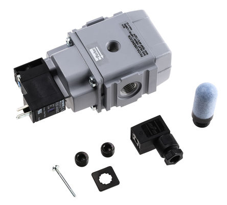 Parker - P31DA12SGNC2CN - Parker P31 ϵ 36scfm G 1/4  ȵ/ ȫ P31DA12SGNC2CN, װ, 24V dcȦѹ, 3  10bar, -10  +50C		