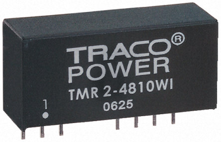 TRACOPOWER - TMR 2-4813WI - TRACOPOWER TMR 2WI ϵ 2W ʽֱ-ֱת TMR 2-4813WI, 18  75 V ֱ, 15V dc, 135mA, 1.5kV dcѹ, SIPװ		