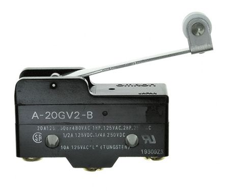 Omron - A-20GV2-B - Omron IP00 ٶ λ A-20GV2-B, תӸܸ, SPDT, /, 500V		
