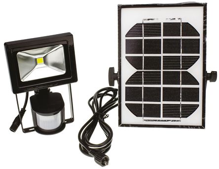 Nightsearcher - ECOSTARSOL-10WPIR - Nightsearcher SOLARSTAR ϵ 10 W IP65 LED  ECOSTARSOL-10WPIR, 1 LED, 15 m䷶Χ, 3.7 V, 147 x 83 x 103 mm, ̫		