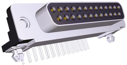 TE Connectivity - 5747838-4 - TE Connectivity Amplimite HD-20 ϵ 2.844mm ھ 25 · ֱ ͨװװ PCB D-sub   5747838-4		