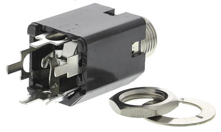 Switchcraft - 114BPCX - Switchcraft ɫ 6.35 mm 3· ĸ  114BPCX,  ͭо, 3A, 48 V ֱ		