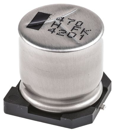 Panasonic - EEVFK1H471M - Panasonic FK SMD ϵ 50 V ֱ 470F SMD  EEVFK1H471M, 20%ݲ, 73m(ֵ), +105C		