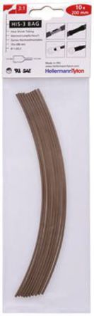 HellermannTyton - 308-30163 - HellermannTyton ɫ ϩ ׹ HIS-3 BAG 1.5/0.5 BROWN, 3:1, 1.5mmֱ, 20cm		