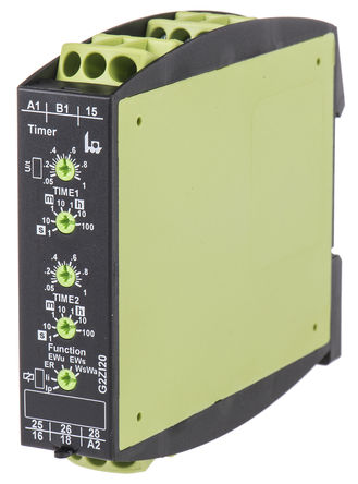 Tele - G2ZI20 12-240V AC/DC - Tele G2ZI20 ϵ ๦ ʱ̵ G2ZI20 12-240V AC/DC, 50 ms  100 h, ˫˫, 2, DPDT, 12  240 V /ֱ		