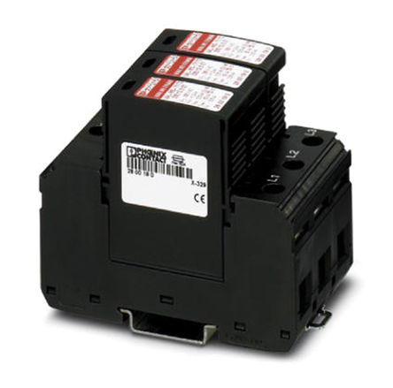 Phoenix Contact - 2800189 - Phoenix Contact 335 V ac 150kA  2800189, DIN 찲װ, 53.4 x 77.5 x 90mm		