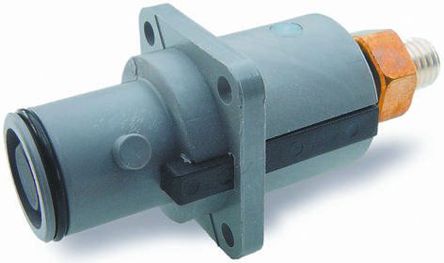 ITT Cannon - SNPM-P-TP-GY - ITT Cannon Veam Snaplock ϵ ɫ 1P Դ 尲װ ͷ SNPM-P-TP-GY, 250A, 1 kV , IP67		