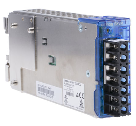 Omron - S8VM10024CD - Omron 100W ģʽ DIN 尲װԴ S8VM10024CD, 82%Ч, 264V ac, 4.5A, 24V dc 24V dc/		