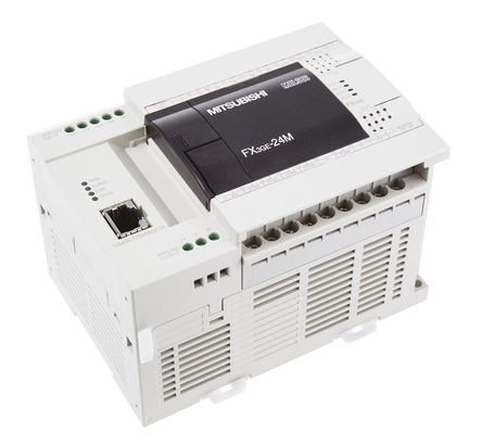 Mitsubishi - FX3GE-24MR-ES - Mitsubishi FX3GE ϵ PLC CPU FX3GE-24MR-ES, 32000 ڴ, ModBus, 32000 , 24 I/O ˿, װװ, 100  240 V 		