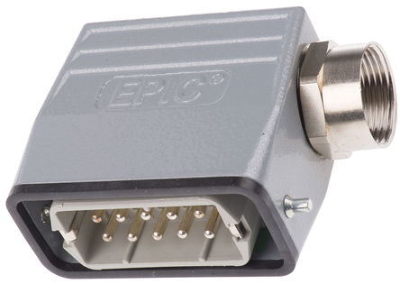 Epic Contact - 10440100+10445000+12954400 - Epic Contact H-A ϵ 10  ͷ RJ45-Rangierfeld ׼ 10440100+10445000+12954400, PG16 Ƴߴ, 10A, 440 V 		