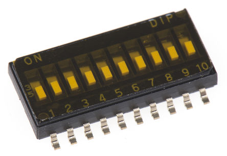 Apem - DHA-10T-Q - Apem DHA-10T-Q 10λ ƽ 氲װ DIP , , 25 mA @ 24 V ֱ		