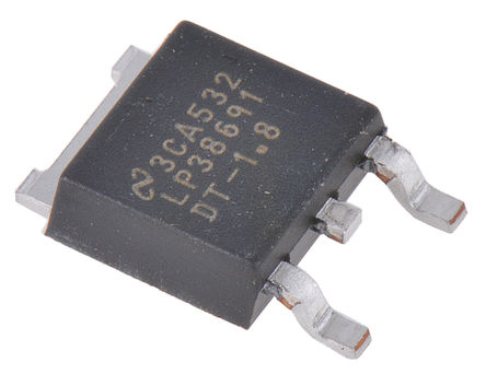 Texas Instruments - LP38691DT-1.8/NOPB - Texas Instruments LP38691DT-1.8/NOPB LDO ѹ, 1.8 V, 500mA, 2%ȷ, 2.7  10 V, 3 TO-252װ		