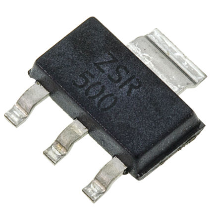 DiodesZetex - ZSR500GTA - DiodesZetex ZSR ϵ ZSR500GTA ѹ, 7  20 V, 5 V, 2.5%ȷ, 200mA, 2W, 3+Tab SOT-223		