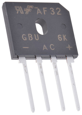 Fairchild Semiconductor - GBU6K - Fairchild Semiconductor GBU6K  , 6A 800V, 4 GBUװ		