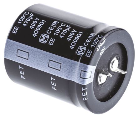 Panasonic - EETEE2G471LJ - Panasonic EE ҧʽ ϵ 400 V ֱ 470F ͨ  EETEE2G471LJ, 20%ݲ, +105C		