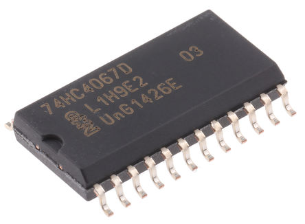 Nexperia - 74HC4067D - NXP 74HC4067D ·/·,  16:1, 5 VԴ, 24 SOICװ		