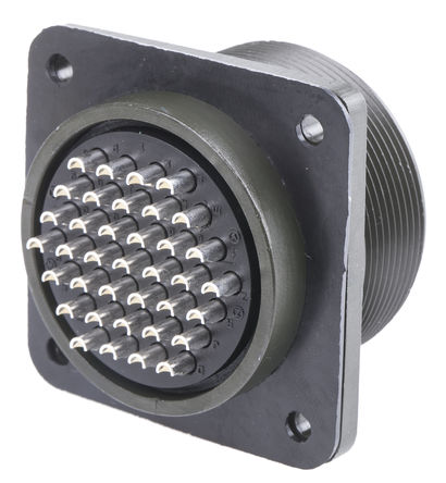 Amphenol - MS3102A-28-21P - Amphenol 37· ʽװ    MS3102A-28-21P, о, ǳߴ28, MIL-DTL-5015		