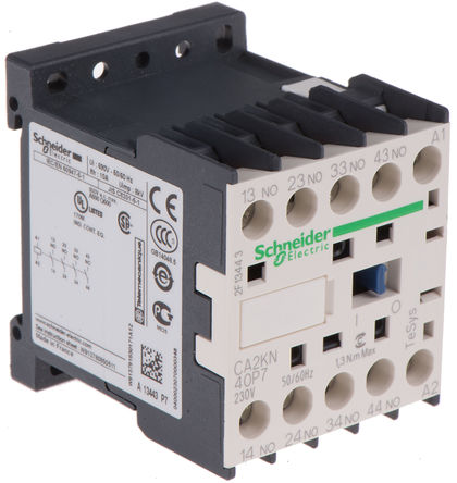 Schneider Electric - CA2KN40P7 - Schneider Electric TeSys K CA2KN ϵ Ƽ̵ CA2KN40P7, 10 A, ѹ690 V 		