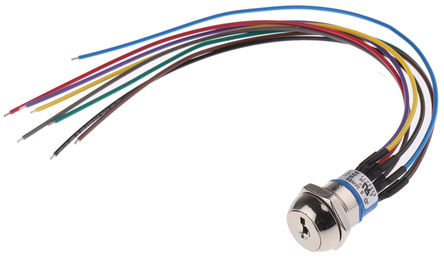 Apem - JD9H126W - Apem 3λ Կ׿ JD9H126W, DP - , 4 A @ 28 V ֱ, ƽԿ, Wire LeadӶ, -30  +85C		