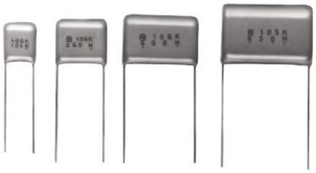 Panasonic - ECQ-E2106KFB - Panasonic ECQE ϵ 10F    (PET) ECQ-E2106KFB, 10%ݲ, 250 V, -40  +105 C		