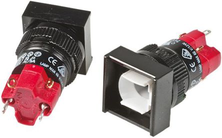 RS Pro - SD16-LAS1-1S - RS Pro SD16-LAS1-1S IP40  ˫ 尲װ ť, 5 A @ 250 V 		