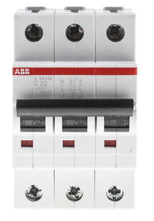 ABB - 2CDS273001R0324 - ABB System M Pro S200 ϵ 3 32 A MCB ΢Ͷ· 2CDS273001R0324, 10 kA Ͽ, C բ		