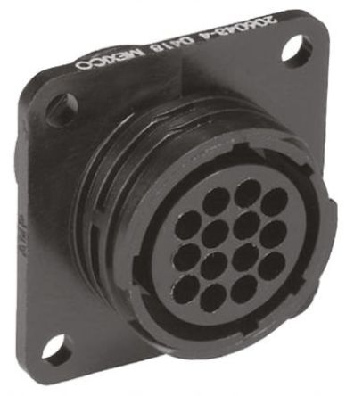 TE Connectivity - 206043-4 - TE Connectivity Series 1 ϵ 14· װ ֱ   206043-4, ĸ, ƽӺ		