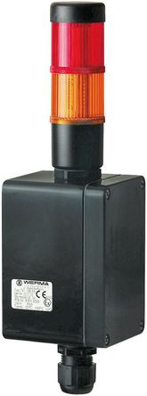 Werma - 74112055 - LED ű, 2 Ԫ, ɫ/ɫ, 24 V ֱ Kompakt 741		