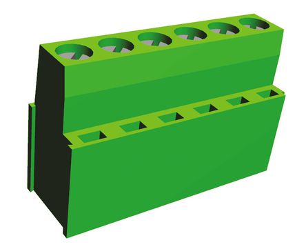 TE Connectivity - 282856-6 - TE Connectivity Buchanan ϵ 5mm ھ 6 · ĸ ɫ ֱ ӡˢ·߶ӿ 282856-6, ӡˢ·尲װ, Ӷ˽		