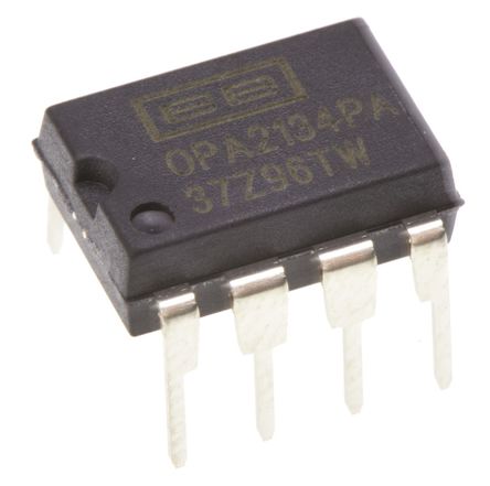 Texas Instruments - OPA2134PA - Texas Instruments OPA2134PA Ŵ ƵŴ, 8MHz, 86dB, +85 C, 8 PDIPװ		