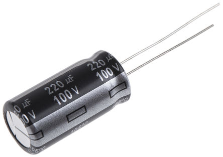 Panasonic - ECA2AHG221 - Panasonic NHG ϵ 100 V ֱ 220F ͨ  ECA2AHG221, 20%ݲ, +105C		