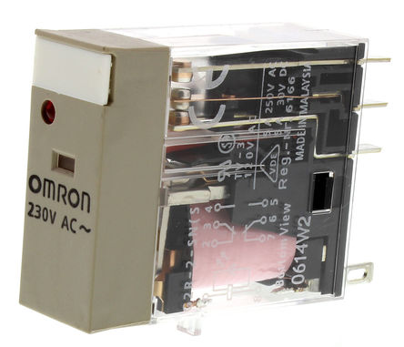 Omron - G2R-2-SN 230AC(S) - Omron G2R-2-SN 230AC(S) ˫˫ PCB װ Ǳ̵, 230V		