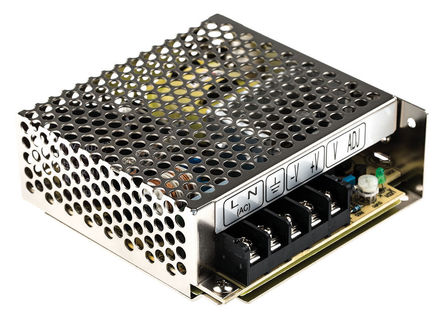 RS Pro - RS-50-48 - RS Pro 52.8W  ǶʽģʽԴ SMPS RS-50-48, 125  373 V dc, 88  264 V ac, 48V dc, 1.1A, 89%Ч, շװ		