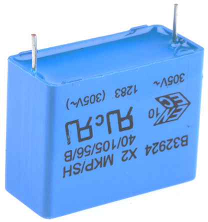 EPCOS - B32924C3225K - EPCOS B32924 ϵ 2.2F ۱ϩ (PP) B32924C3225K, 10%, 305 V , ͨ		