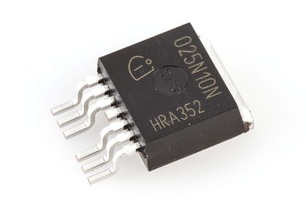 Infineon - IPB025N10N3 G - Infineon OptiMOS 3 ϵ Si N MOSFET IPB025N10N3 G, 180 A, Vds=100 V, 7 TO-263װ		