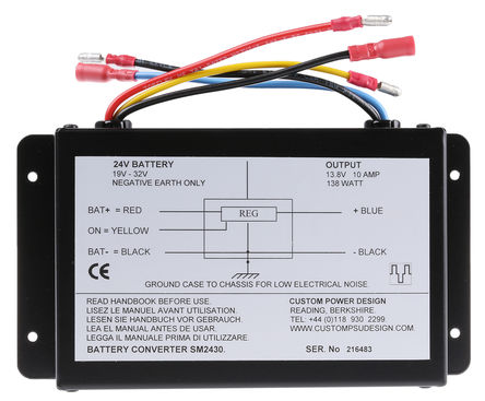 Custom Power Design - SM2430 - 138W ̶װԴ, 19  32V dc / 13.8V dc		