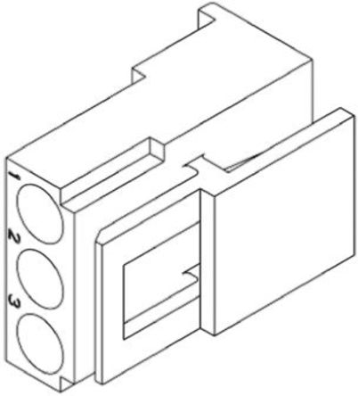 TE Connectivity - 1-480721-0 - TE Connectivity Commercial MATE-N-LOK ϵ 5.08mm ھ 1  3 ·  PCB  1-480721-0		
