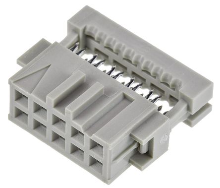 TE Connectivity - 1-215911-0 - TE Connectivity AMP-LATCH ϵ 2 10· 2.54mmھ ֱ ĸ IDC  1-215911-0, °װ		