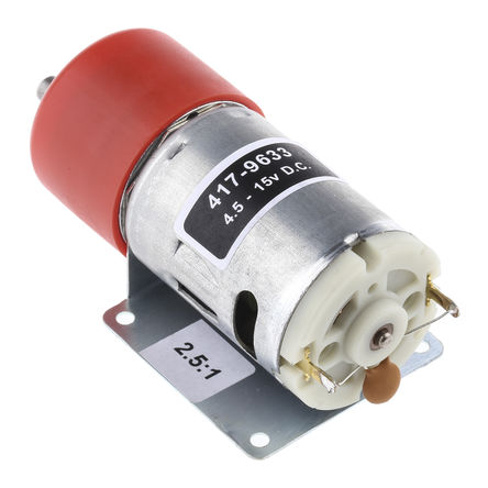 RS Pro - 919D2.51 - RS Pro 919D ϵ ֱִ綯 919D2.51, ˢ, 12 V4.5  15 V ֱ, 2.85 A, 500 gcm, 19.8 W, 4819 rpm		